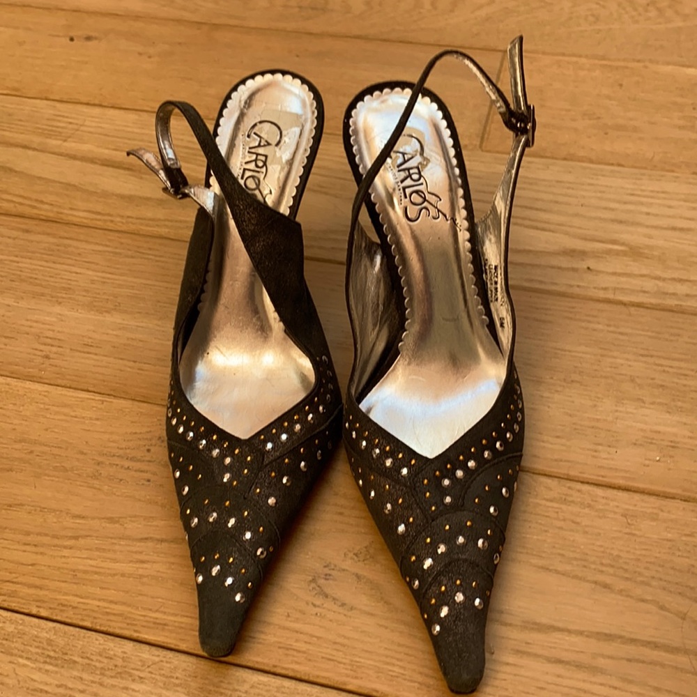 Carlos Santana studded pumps